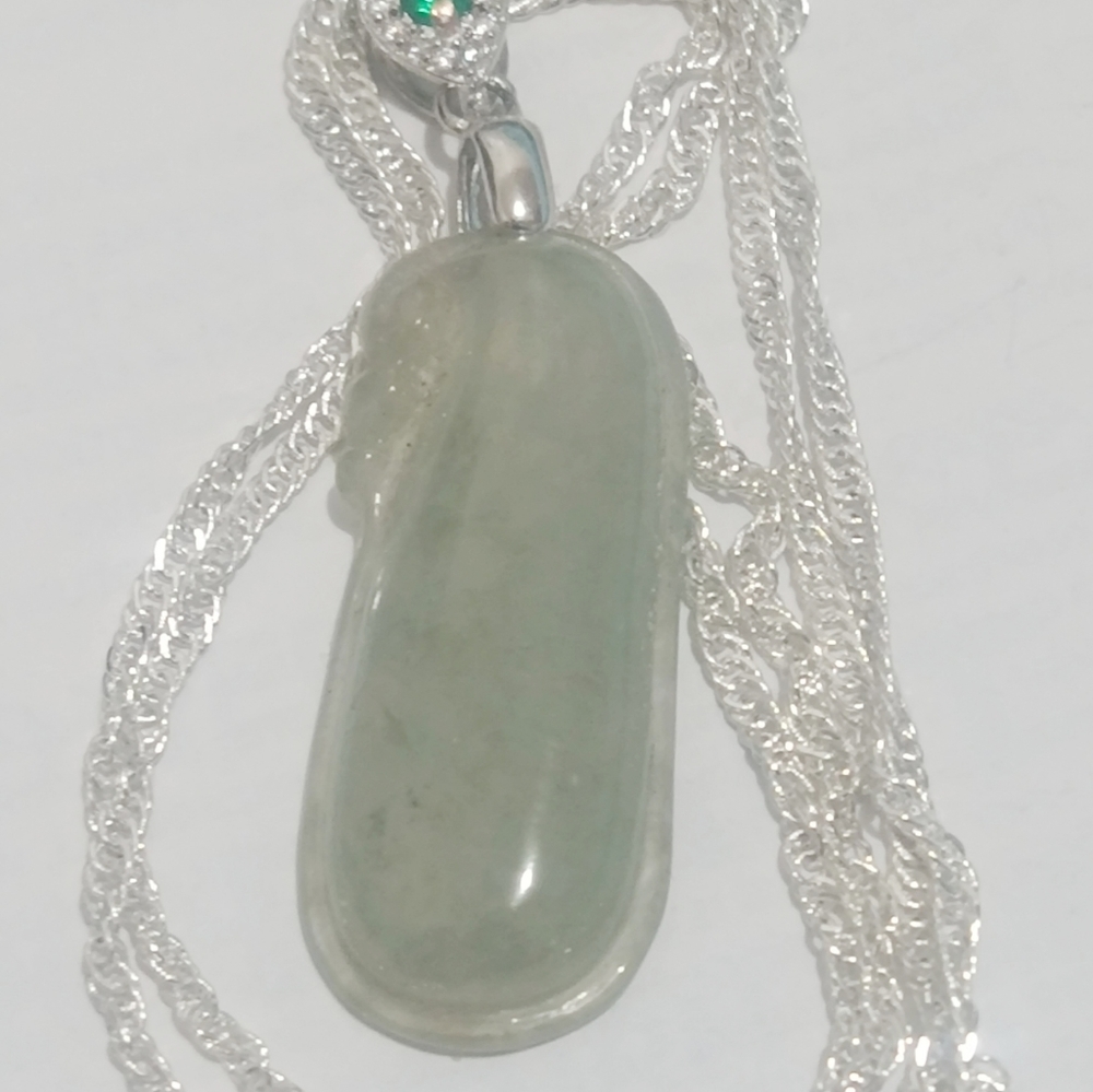 Type a lucky jade pendant necklace
